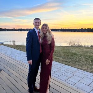 Red long sleeve fringe Sequince dress